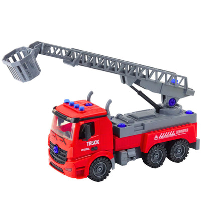Camião de bombeiros DIY com parafusadora