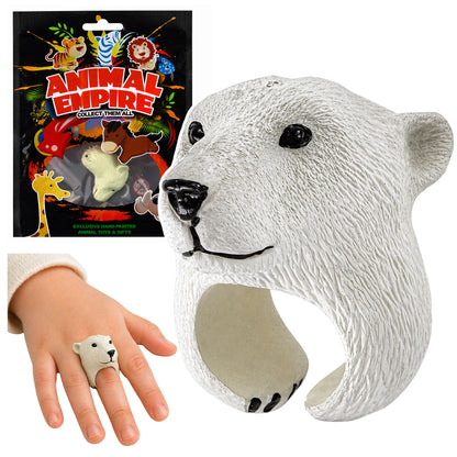 Anel educativo Animais urso branco