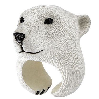 Anel educativo Animais urso branco