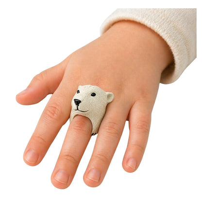 Anel educativo Animais urso branco