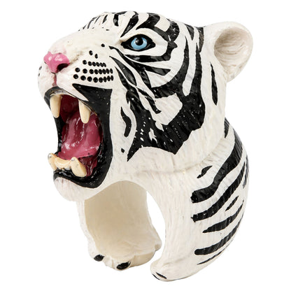 Anel educativo Animais tigre branco