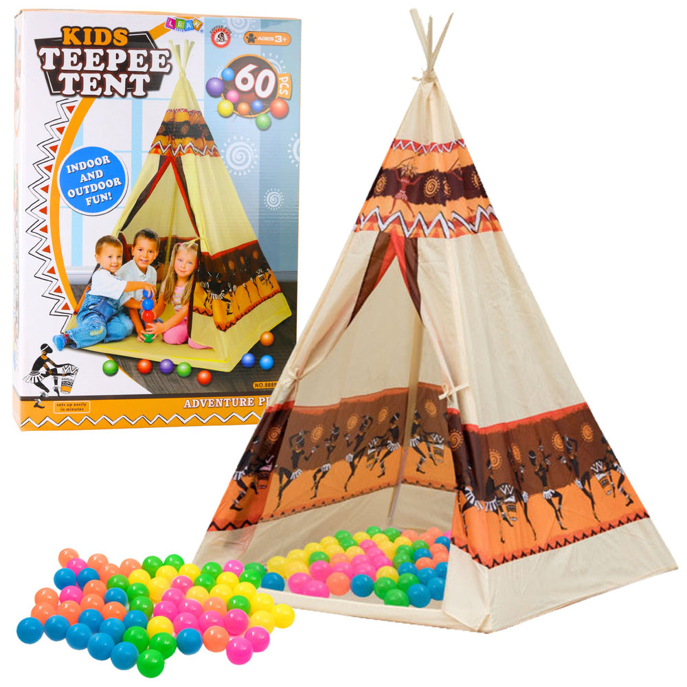 Tenda tipi índio com 60 bolas