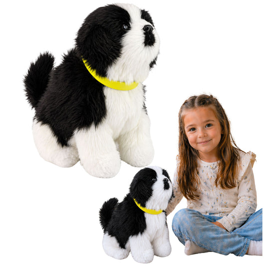Cão peluche Border Collie interativo