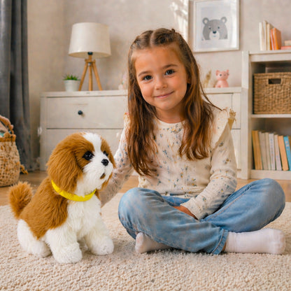 Cão peluche Cavalier interativo funções toque