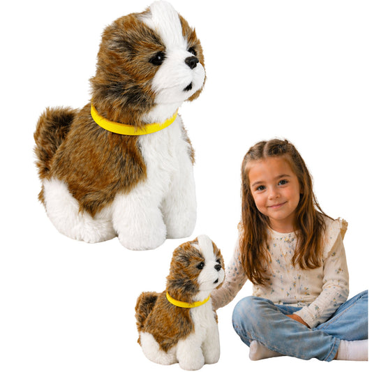 Cão peluche Shih Tzu interativo