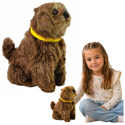 Cão peluche interativo funções toque