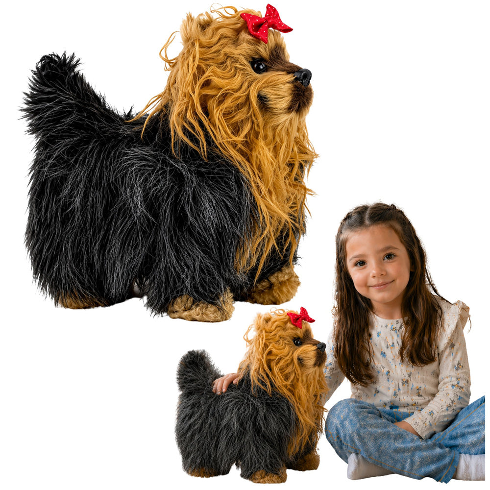 Cão interativo Yorkshire ladra move