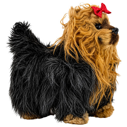 Cão interativo Yorkshire ladra move