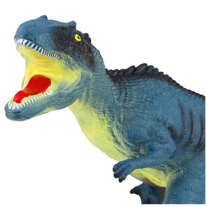 Grande dinossauro tiranossauro azul com som