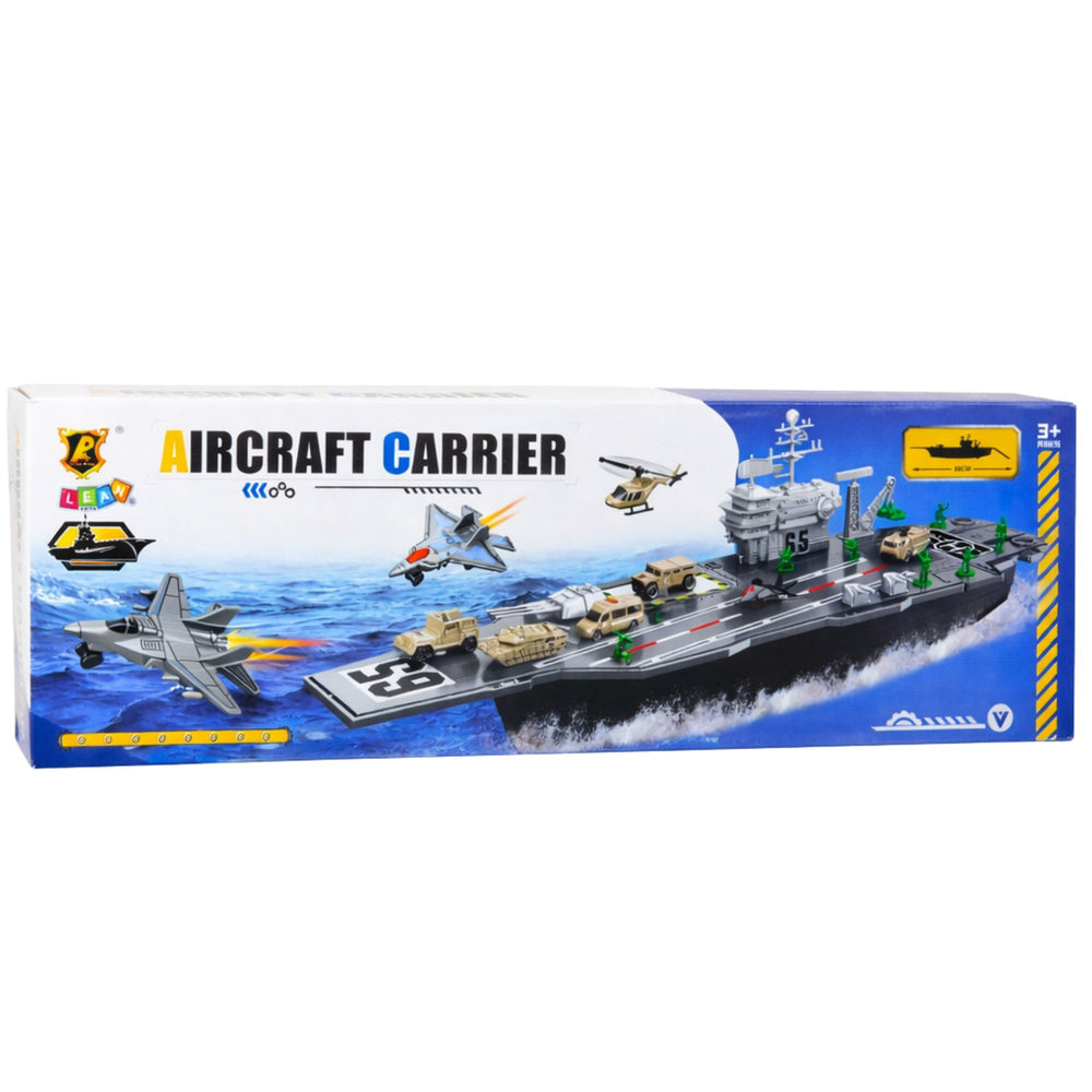 Porta-Aviões Militar Grande com Veículos 70cm