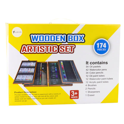 Conjunto pintura profissional mala madeira 174 peças