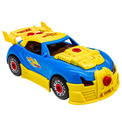 Conjunto construir carro DIY infantil