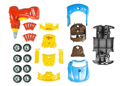 Conjunto construir carro DIY infantil