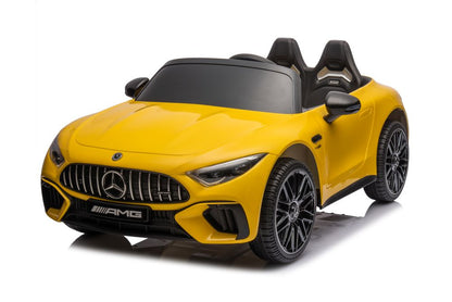 Carro Elétrico Mercedes AMG SL63 Amarelo Pintado
