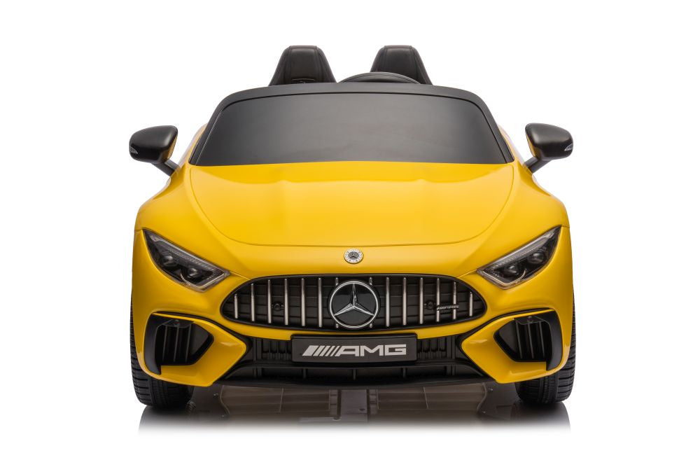 Carro Elétrico Mercedes AMG SL63 Amarelo Pintado