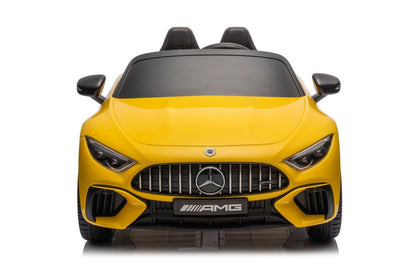 Carro Elétrico Mercedes AMG SL63 Amarelo Pintado