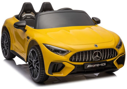 Carro Elétrico Mercedes AMG SL63 Amarelo Pintado
