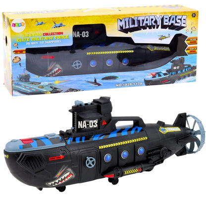 Submarino brinquedo luz e som