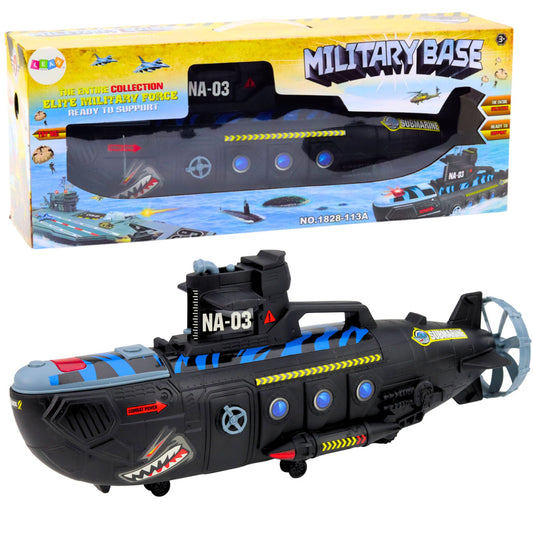 Submarino brinquedo luz e som