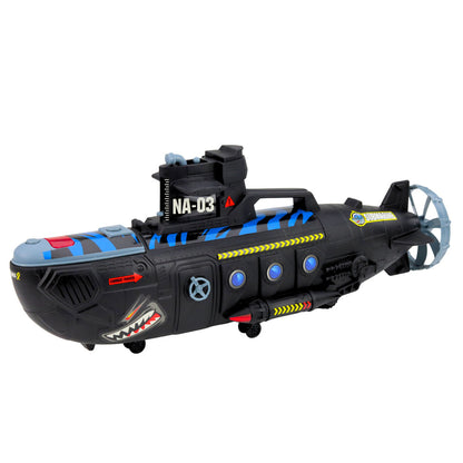 Submarino brinquedo luz e som