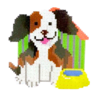 Conjunto contas mosaico cão e gato 6000 peças