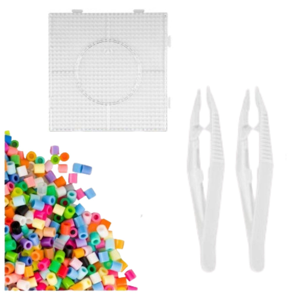 Conjunto contas mosaico cão e gato 6000 peças