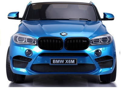 Carro elétrico infantil BMW X6M azul pintado novo