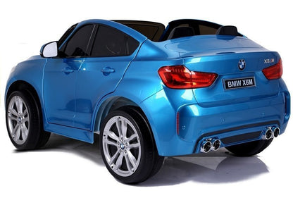 Carro elétrico infantil BMW X6M azul pintado novo