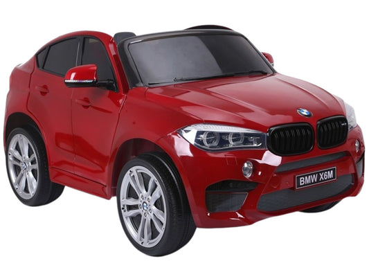 Carro elétrico infantil BMW X6M vermelho pintado novo