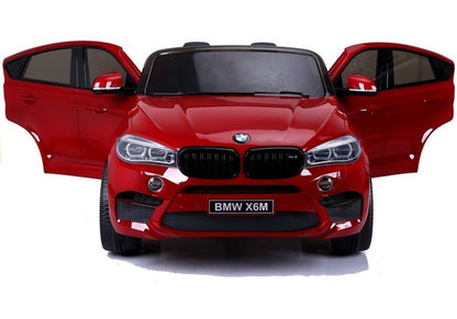 Carro elétrico infantil BMW X6M vermelho pintado novo