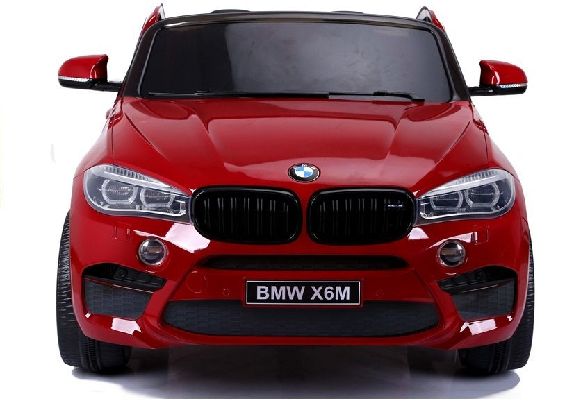 Carro elétrico infantil BMW X6M vermelho pintado novo