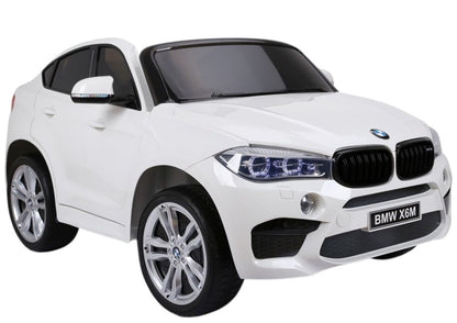 Carro elétrico infantil BMW X6M branco novo