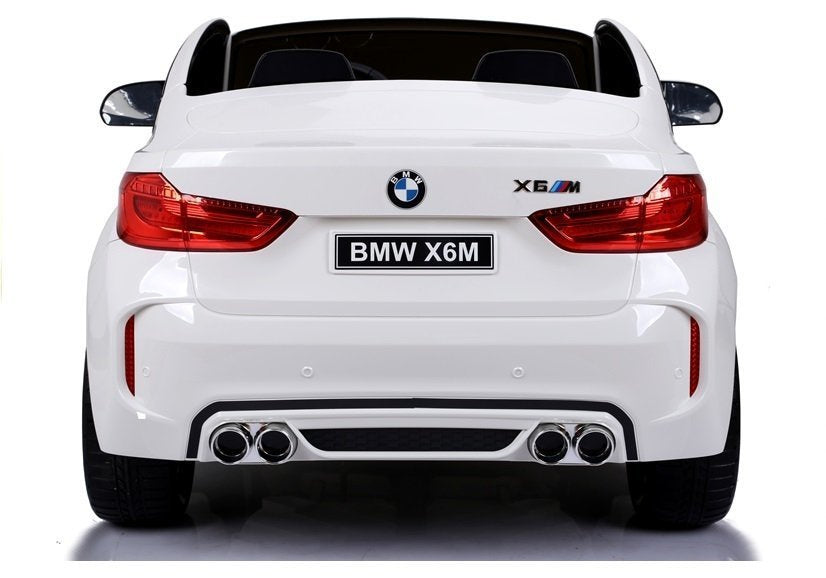 Carro elétrico infantil BMW X6M branco novo