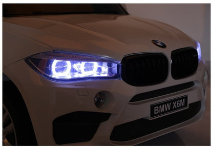 Carro elétrico infantil BMW X6M branco novo