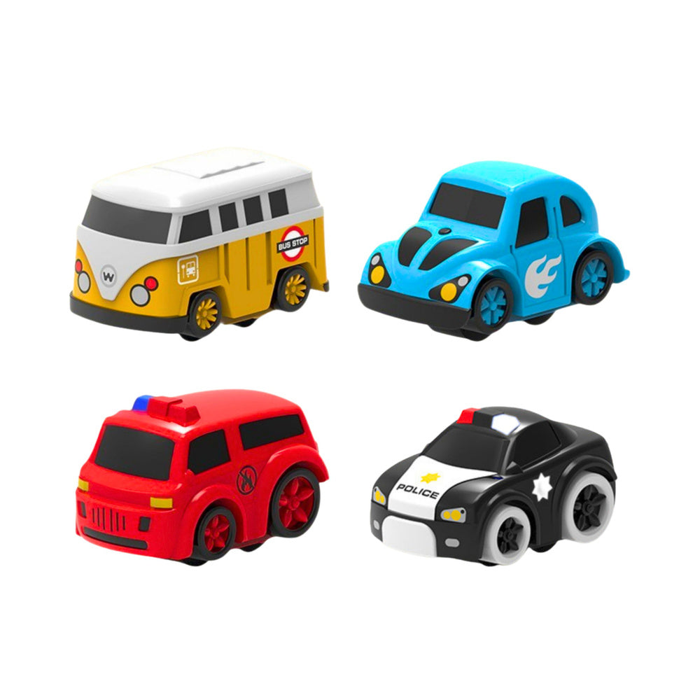 Pista obstáculos estacionamento interativo 4 carros