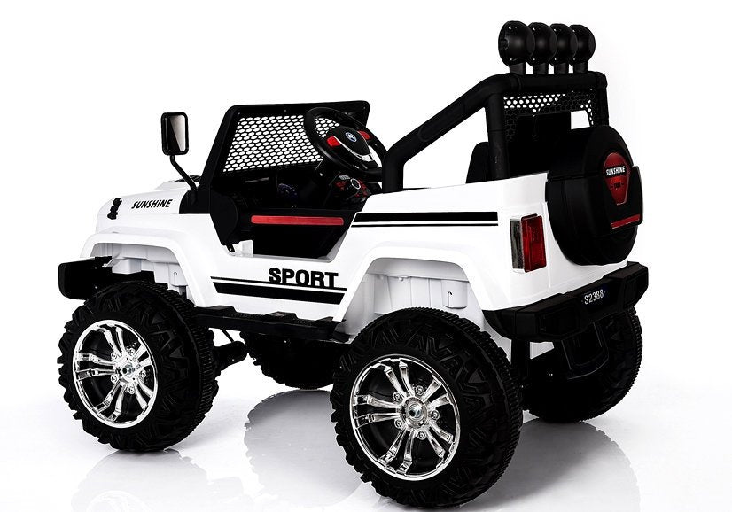Carro Ride On Jeep S2388 branco 4x45W