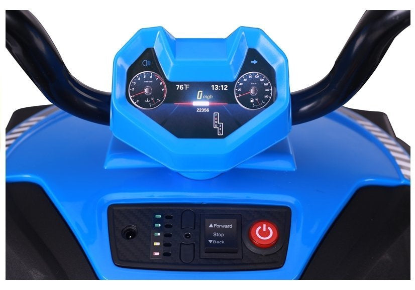Quadriciclo elétrico infantil S601 azul