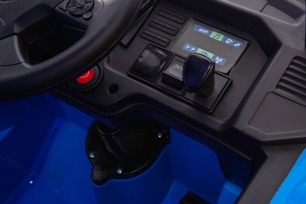 Carro elétrico Scania 500R HL698 azul 4x4