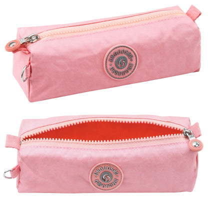 Estojo Escolar Compartimento Único Rosa 21.5cm