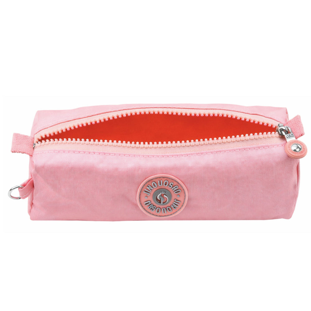 Estojo Escolar Compartimento Único Rosa 21.5cm