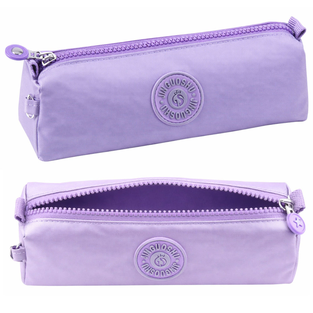 Estojo Escolar Compartimento Único Roxo 21.5cm