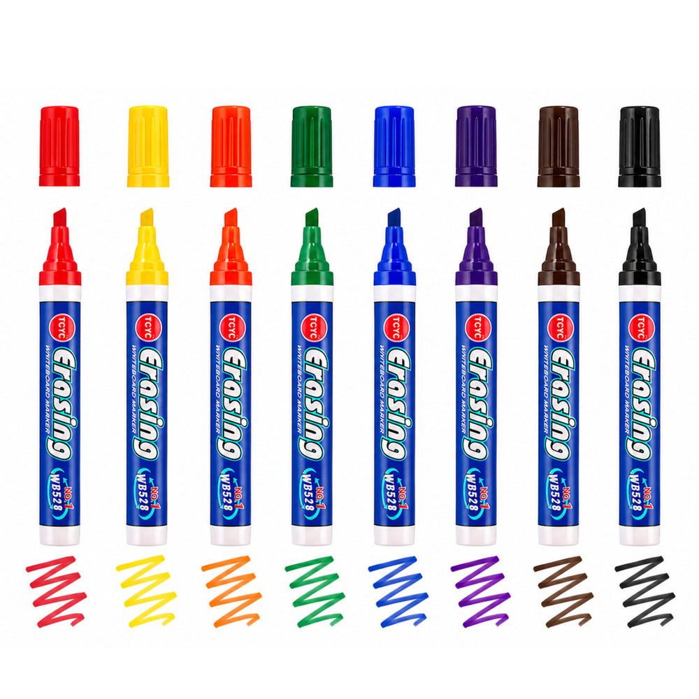Marcadores quadro branco 8 cores