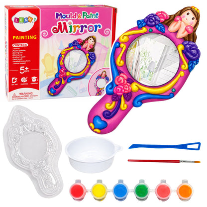 Kit moldes gesso com espelho pintura
