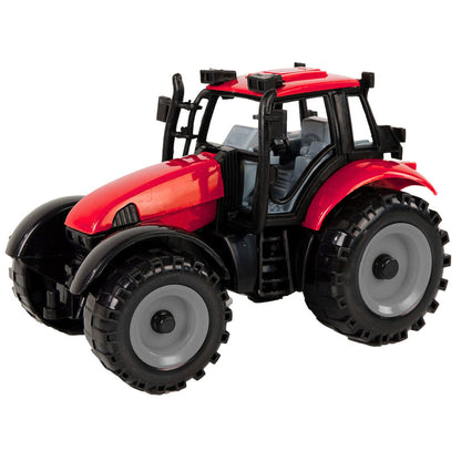 Trator Ideal Farm verde com capô de abrir