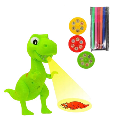 Projetor infantil dinossauro 18 peças
