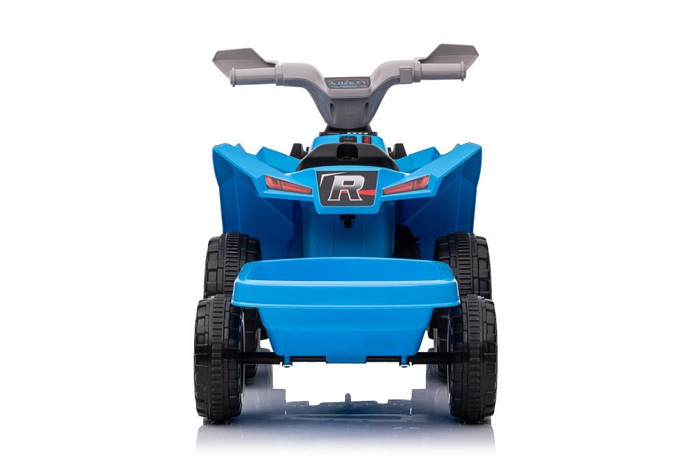 Quadriciclo elétrico XMX630T azul com reboque
