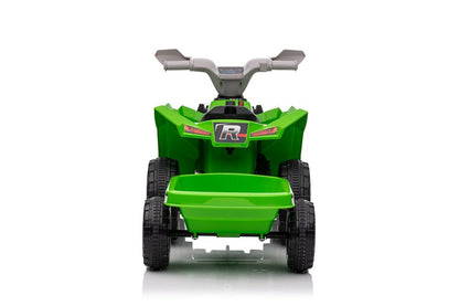 Quadriciclo elétrico XMX630T verde com reboque