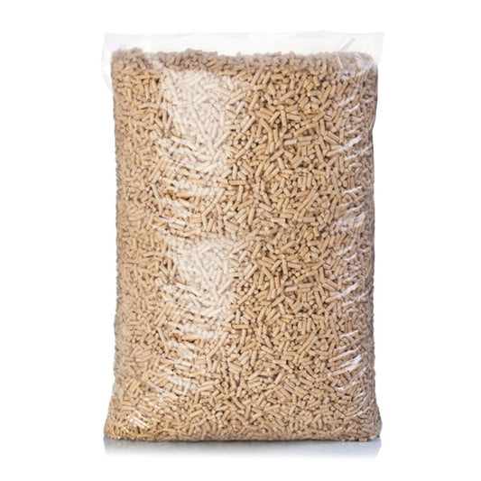 Pellets de madeira 15,5 kg faia e pinho