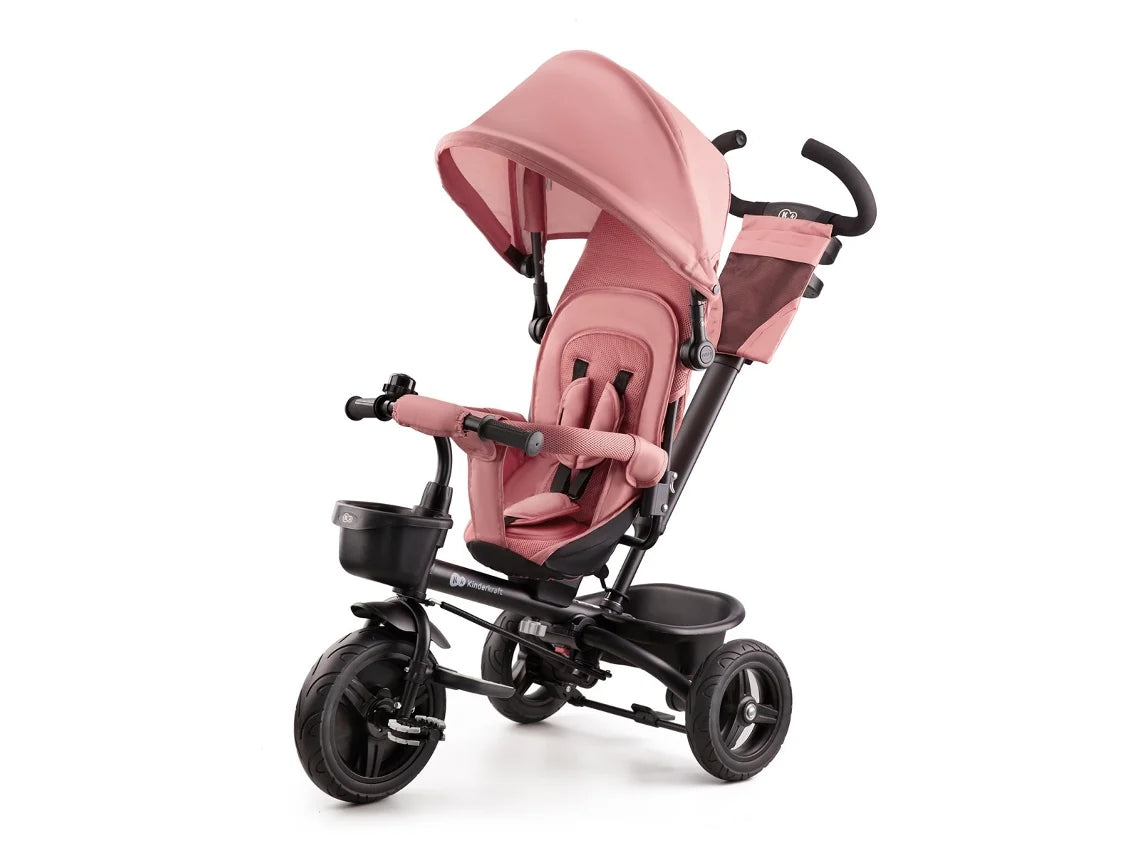 Triciclo KINDERKRAFT Dobrável Aveo Rose Pink (6 em 1)