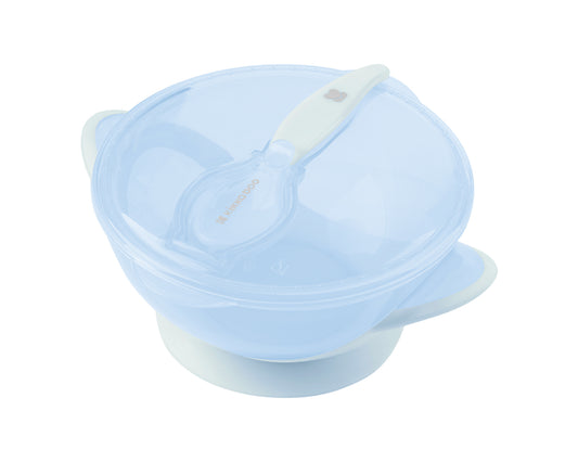 Taça Blue Feedy com colher Kikkaboo